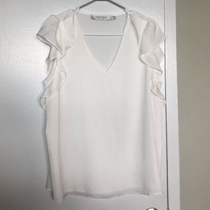 Ruffle Sleeve Blouse